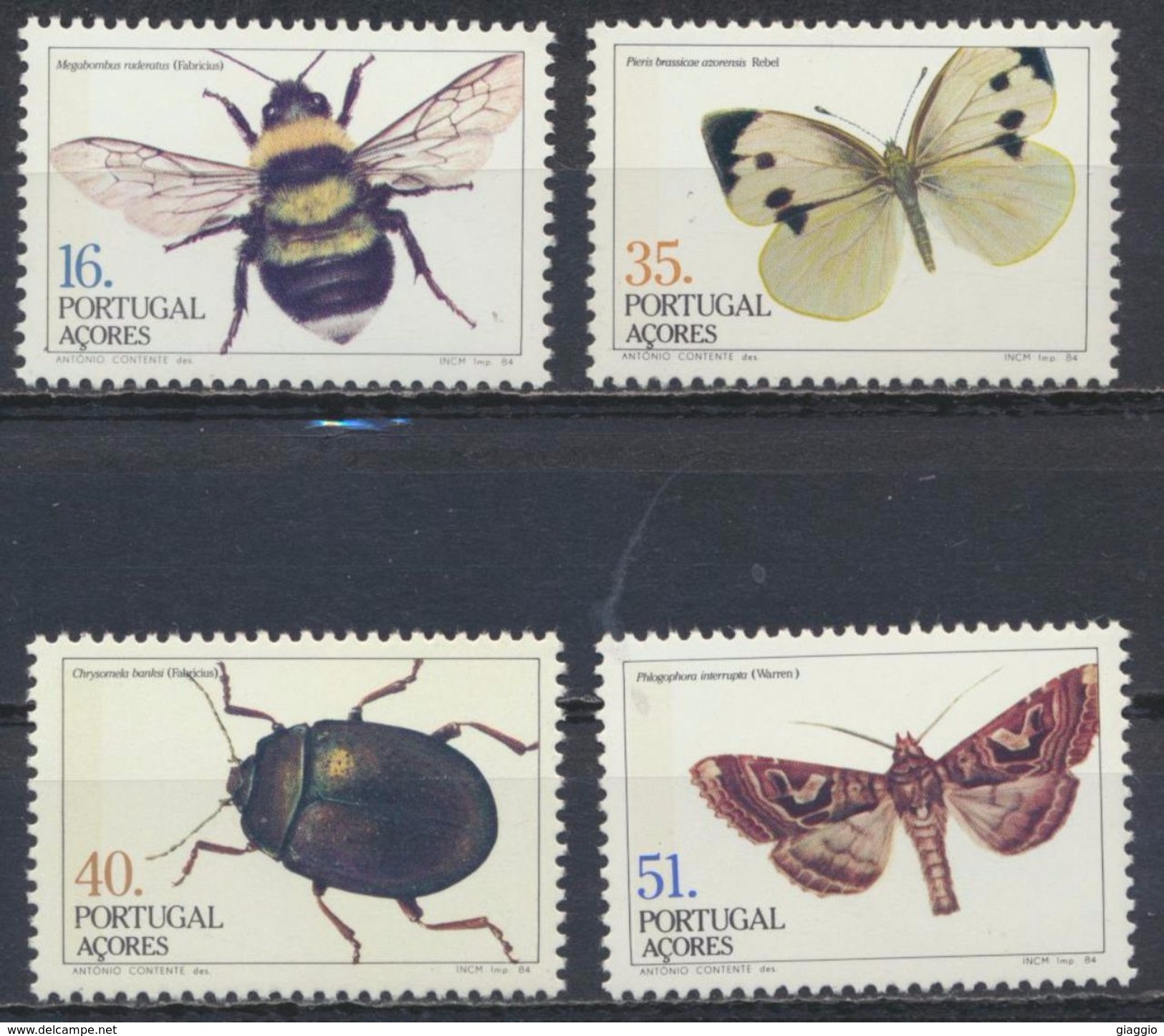 °°° PORTUGAL ACORES - Y&T N°354/57 - 1984 MNH °°° - Azores