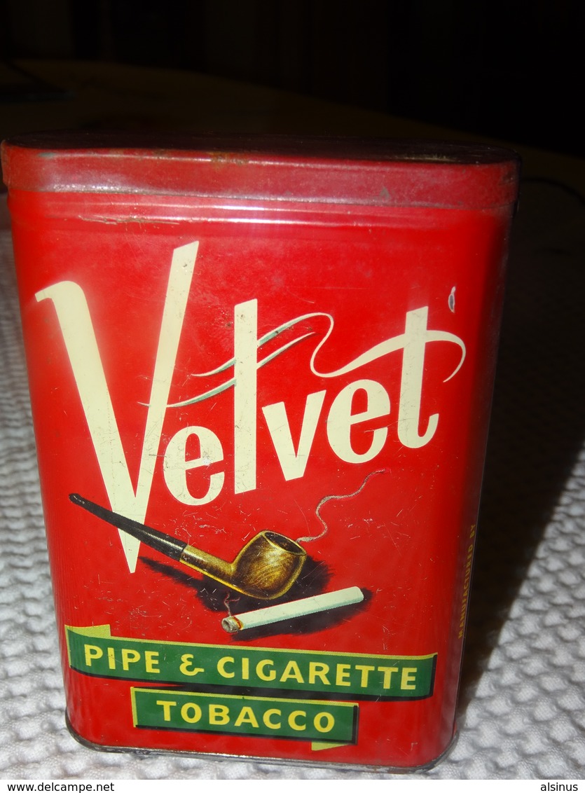 VELVET - PIPE & CIGARETTE TOBACCO - BURNS COOL AND SWEET - LIGGETT & MYERS TOBACCO Co. - USA - Other & Unclassified