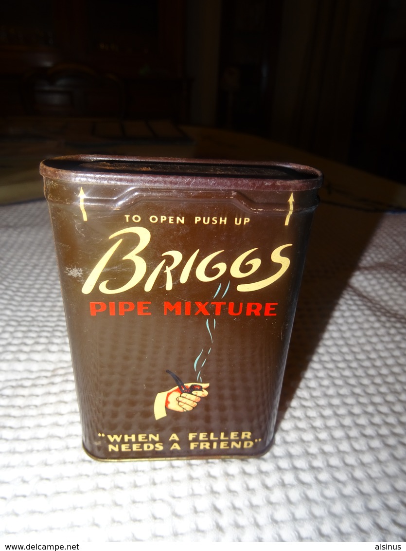 BRIGGS - PIPE MIXTURE - WHEN A FELLER NEEDS A FRIEND - P. LORILLARD COMPANY - Autres & Non Classés