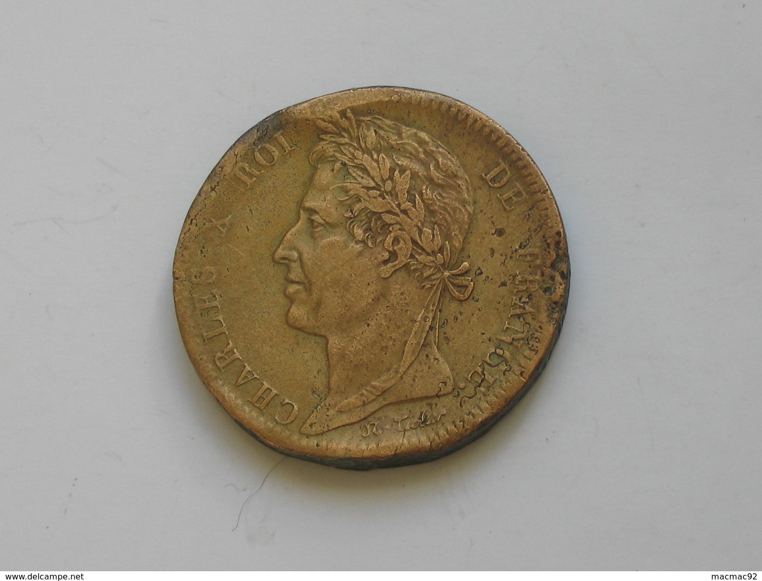 10 Centimes 1827 H - CHARLES X - Frappée Pour La Martinique Et La Guadeloupe   **** EN ACHAT IMMEDIAT ***** - Guadalupa E Martinica