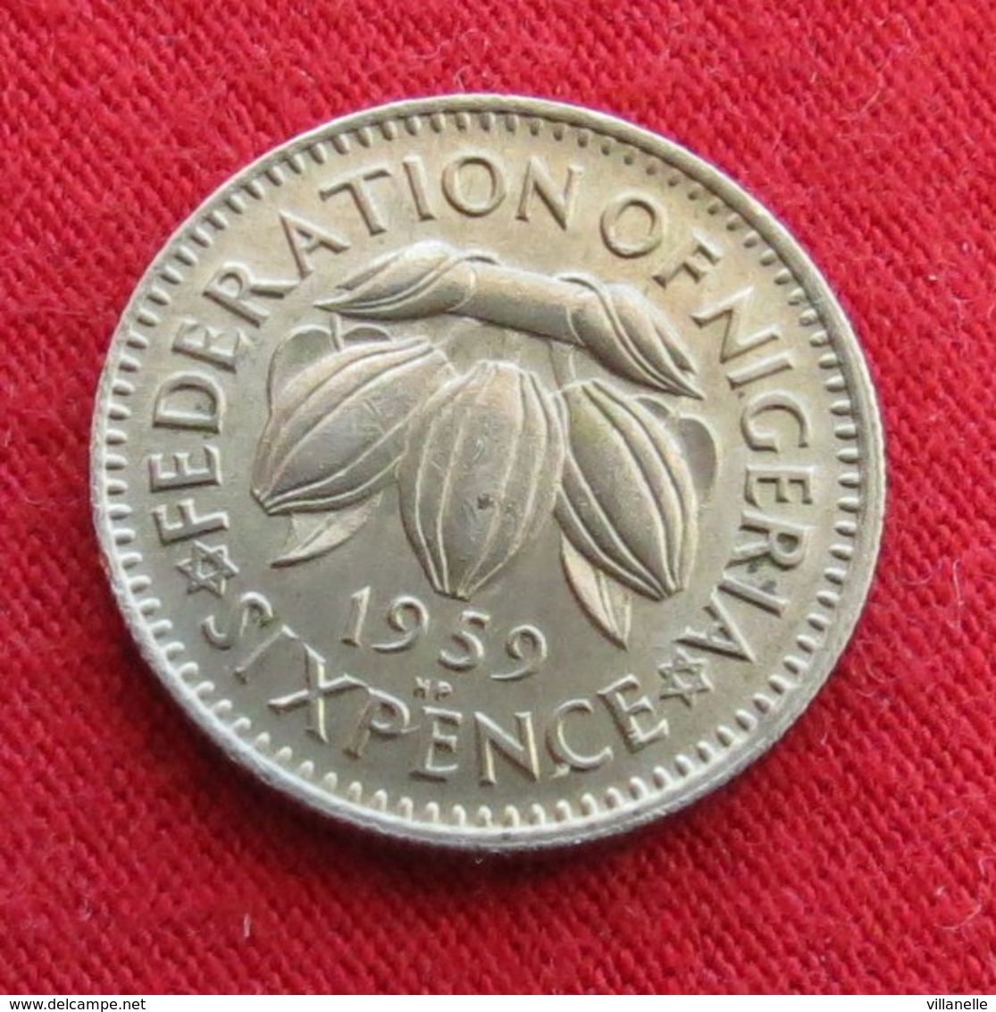 Nigeria 6 Six Pence 1959 KM# 4 *V1 - Nigeria