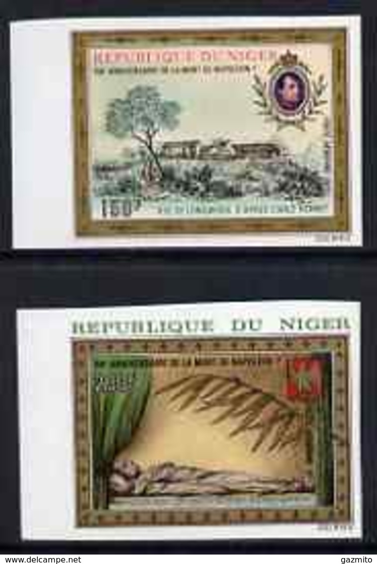 Niger 1966, 150th Napoleon, 2val IMPERFORATED - Napoleon