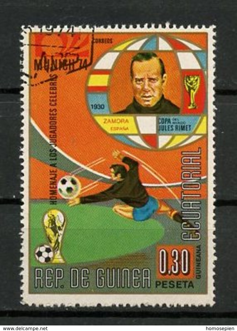 Guinée équatoriale - Guinea 1973 Y&T N°39-0,30p - Michel N°285 (o) - 0,30p Coupe Du Monde De Football - Guinée Equatoriale