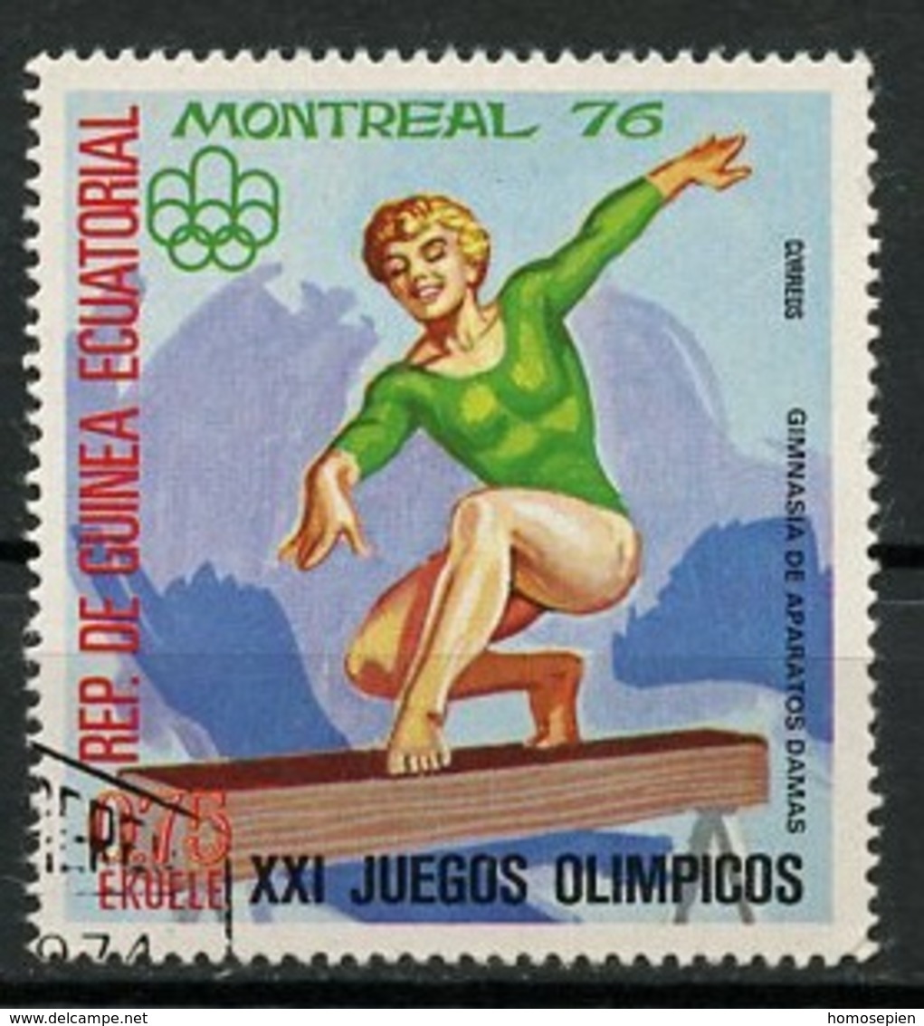 Guinée équatoriale - Guinea 1976 Y&T N°85-0,75e - Michel N°865 (o) - 0,75e Gymnastique - Equatorial Guinea