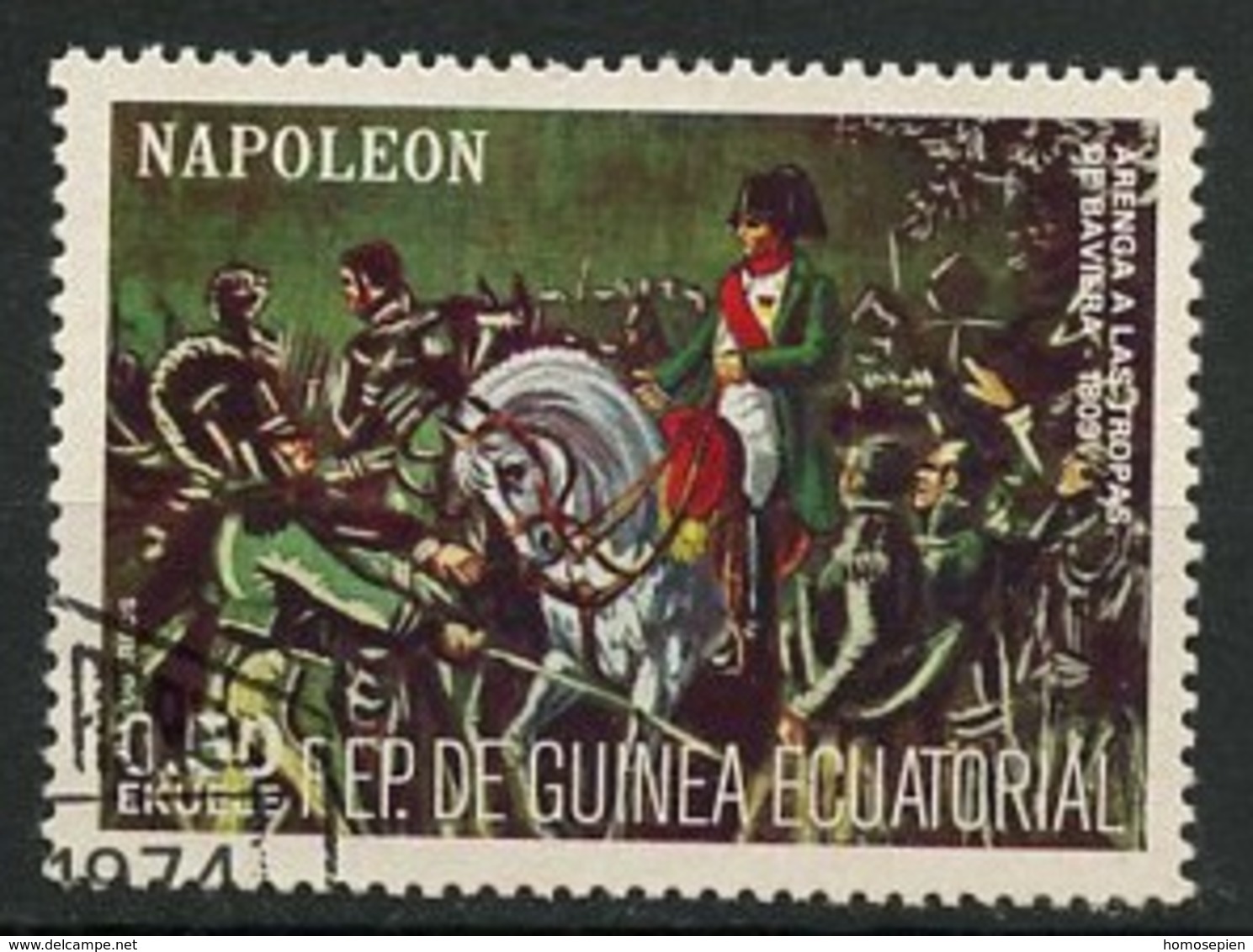 Guinée équatoriale - Guinea 1977 Y&T N°109-0,50e - Michel N°1190 (o) - 0,50e Napoléon - Guinée Equatoriale