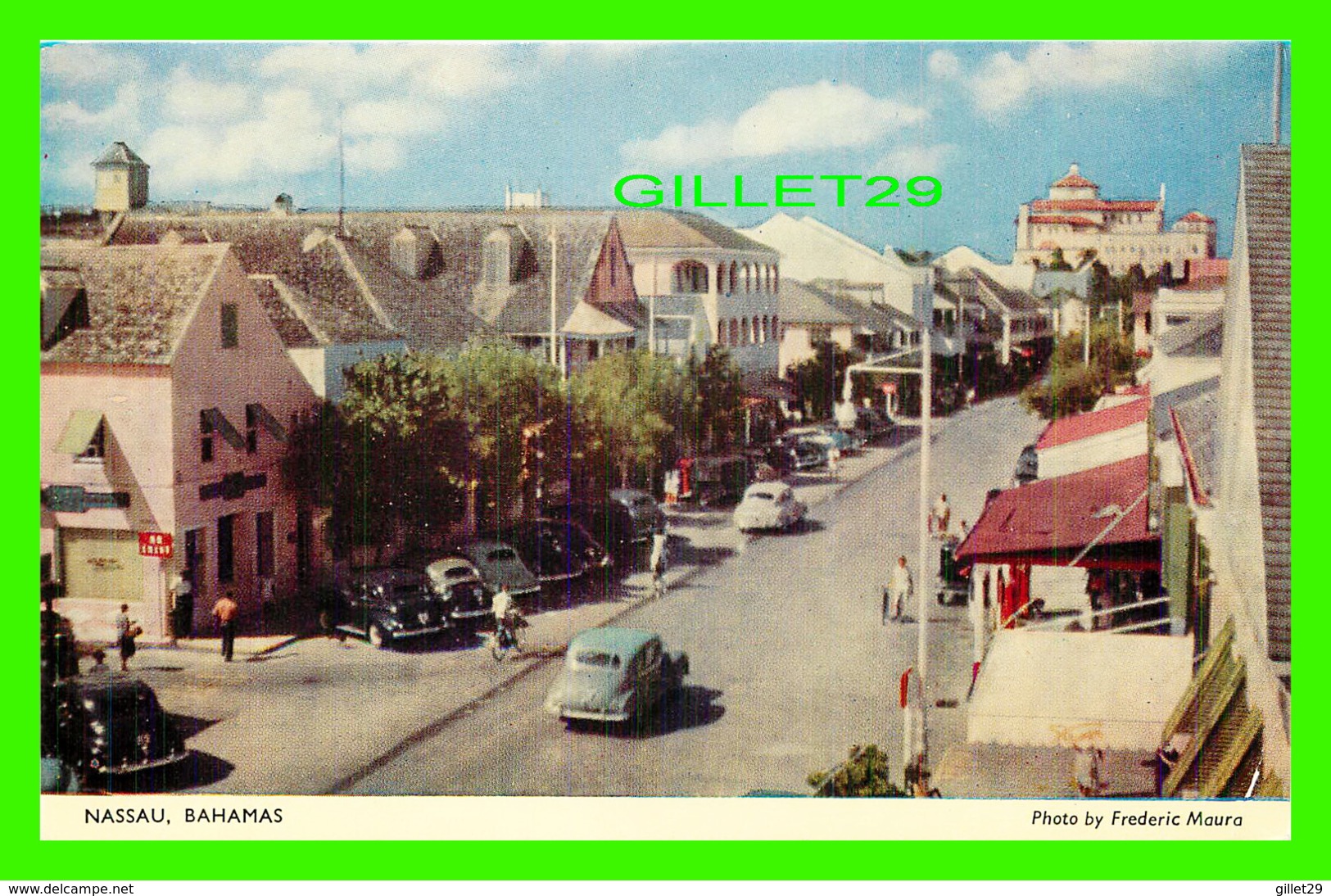 NASSAU, BAHAMAS - BAY STREET - ANIMATED WITH OLD CARS - PHOTO BY FREDERIC MAURA - - Bahamas