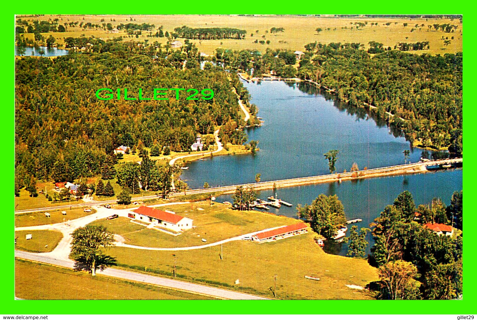 BOLSOVER, ONTARIO - PORT OF CALL, MARINA & BOATEL ON TRENT CANAL - PETERBOROUGH POST CARD CO - - Autres & Non Classés