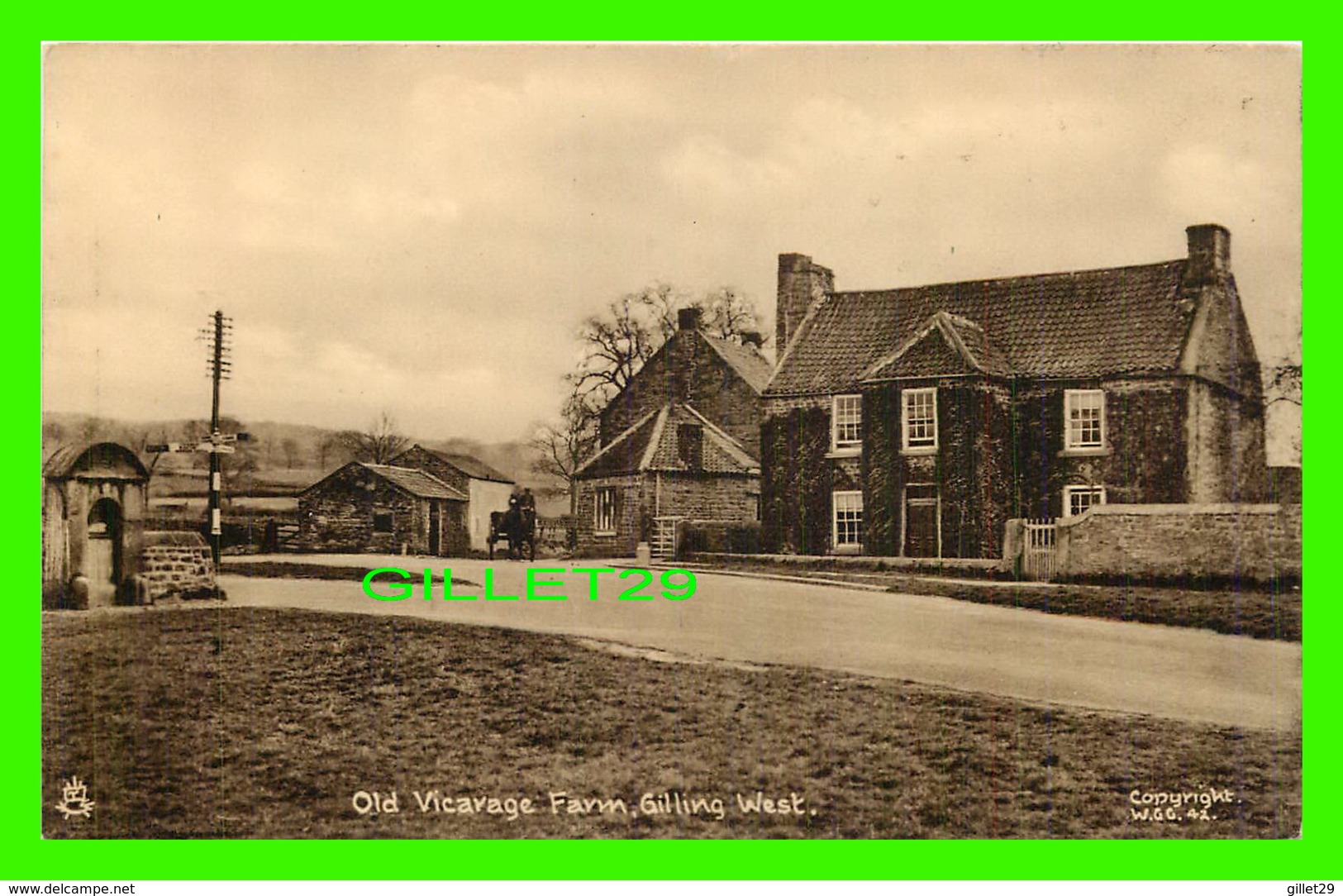GILLING WEST, UK - OLD VICARAGE FARM - W. GG. - RAPHAEL TUCK & SONS LTD - - Autres & Non Classés