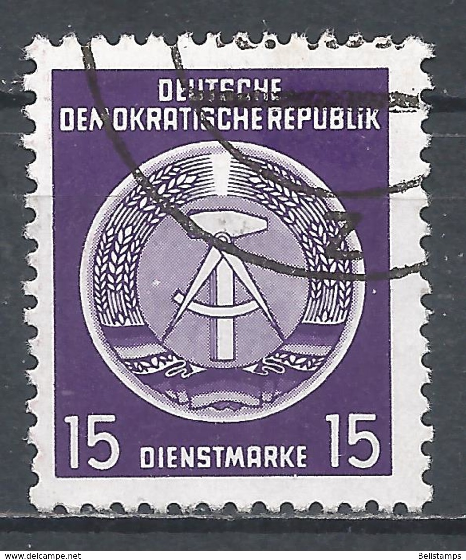 German Democratic Republic 1954. Scott #O6 (U) Arms Of Republic * - Autres & Non Classés