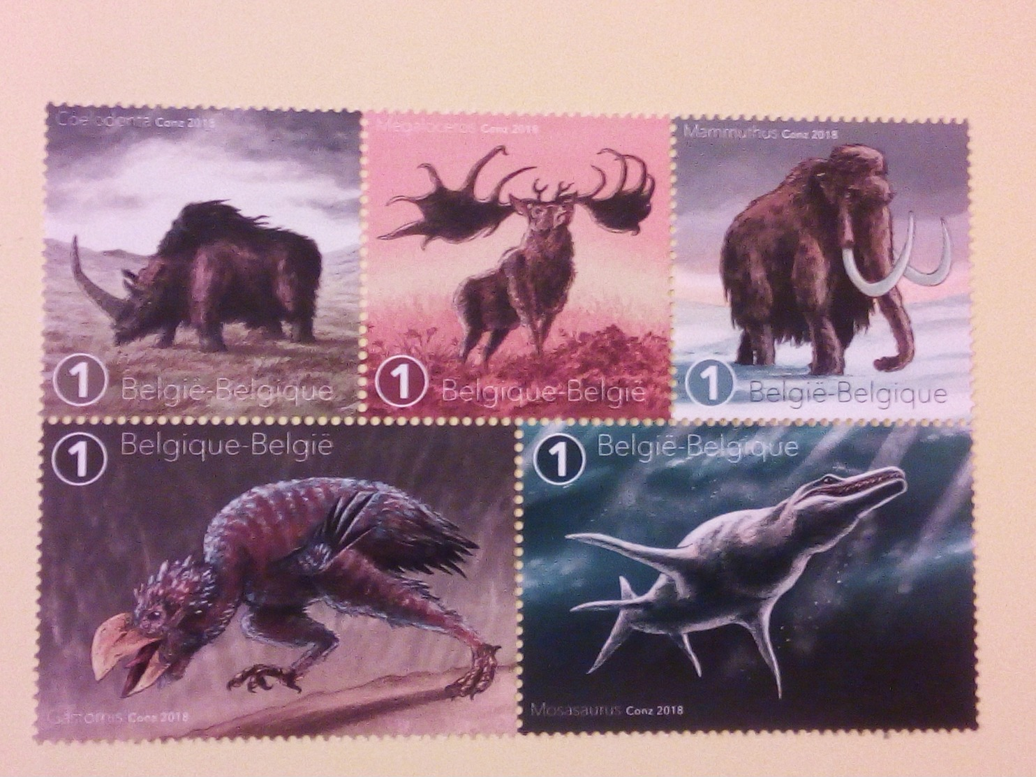 2018, MNH, Animaux Préhistorique, Etat Impeccable. - Neufs