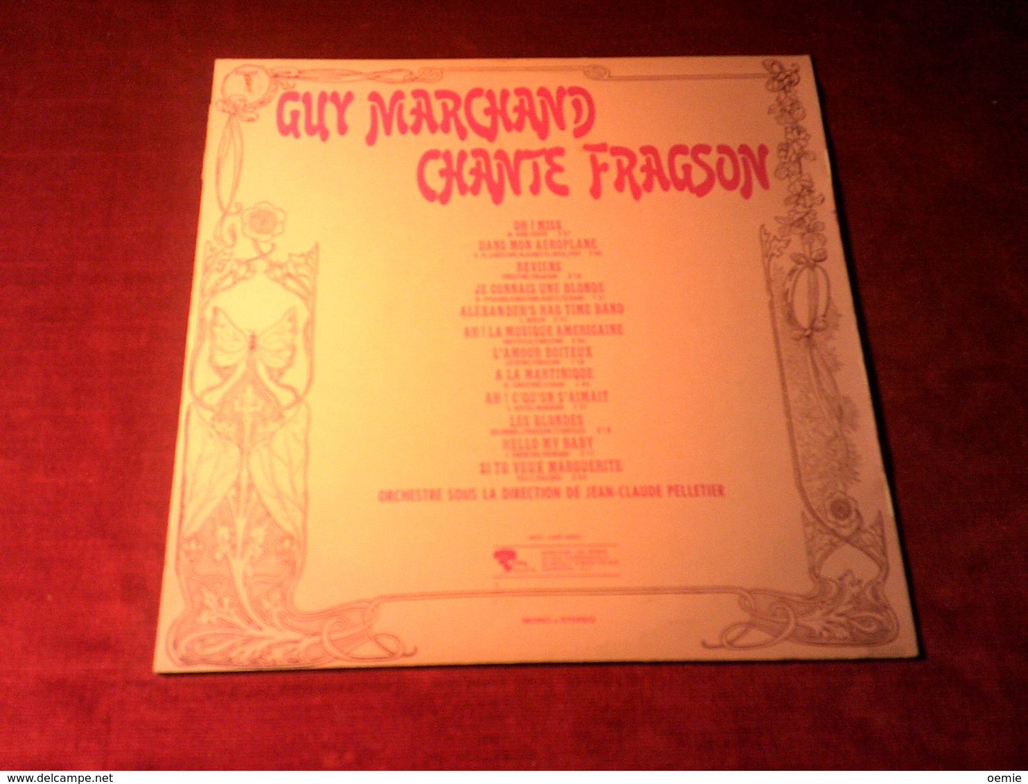 GUY MARCHAND  ° CHANTE FRAGSON     33 TOURS   12 TITRES - Autres - Musique Française