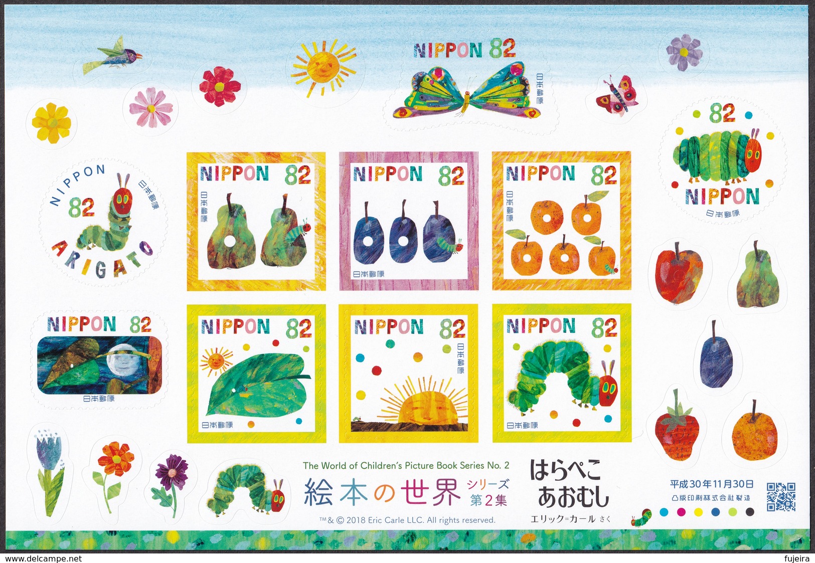 (ja1222) Japan 2018 World Of Children's Picture Book N0.2 MNH - Neufs