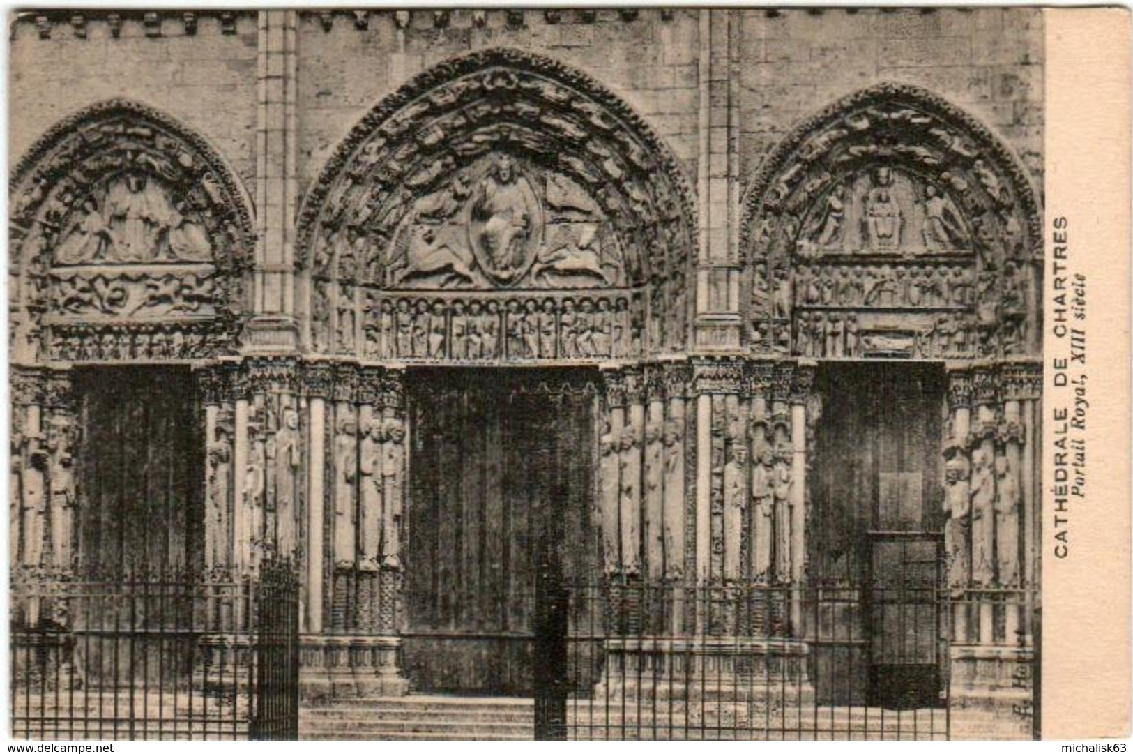 4NF 937 CPA - CATHEDRALE DE CHARTRES - PORTAIL ROYAL - Chartres