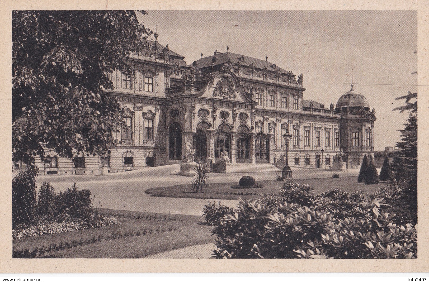 VIENNE                               Le Palais Belvedere                        Cote Sud - Belvedere