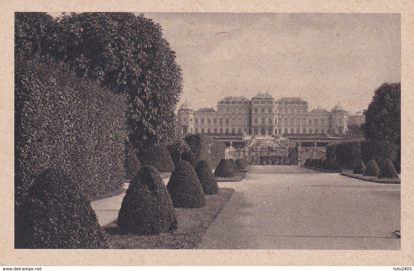 VIENNE                               Le Palais Belvedere                        Cote Nord - Belvedere