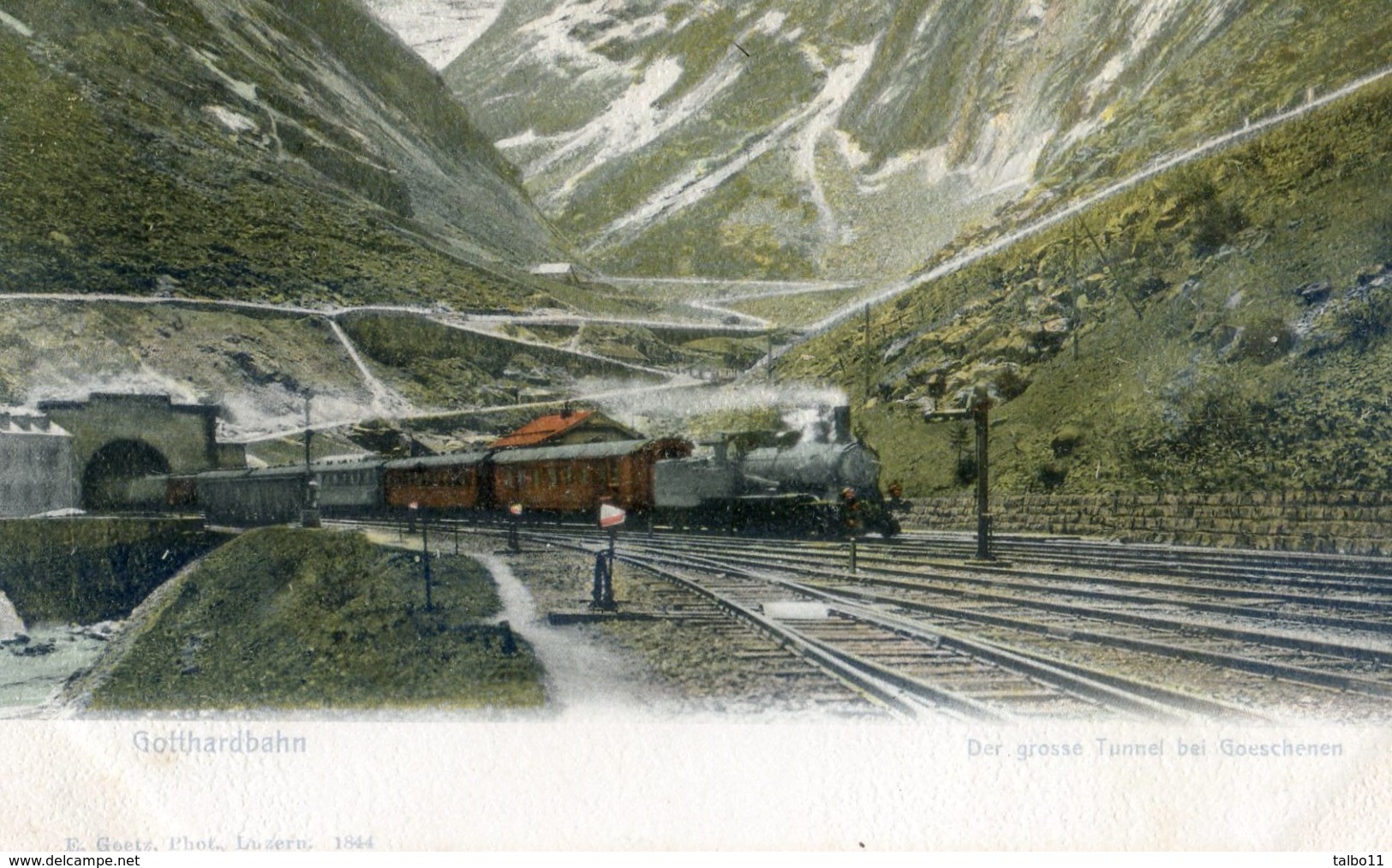 Suisse - Tessin - Gottardbahn - Der Grosse Tunnel Bei Goeschenen - Autres & Non Classés