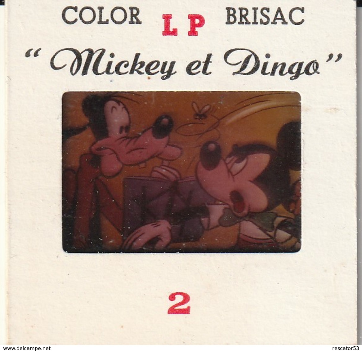 Rare Lot De 5 Diapositives Disney Mickey - Dias