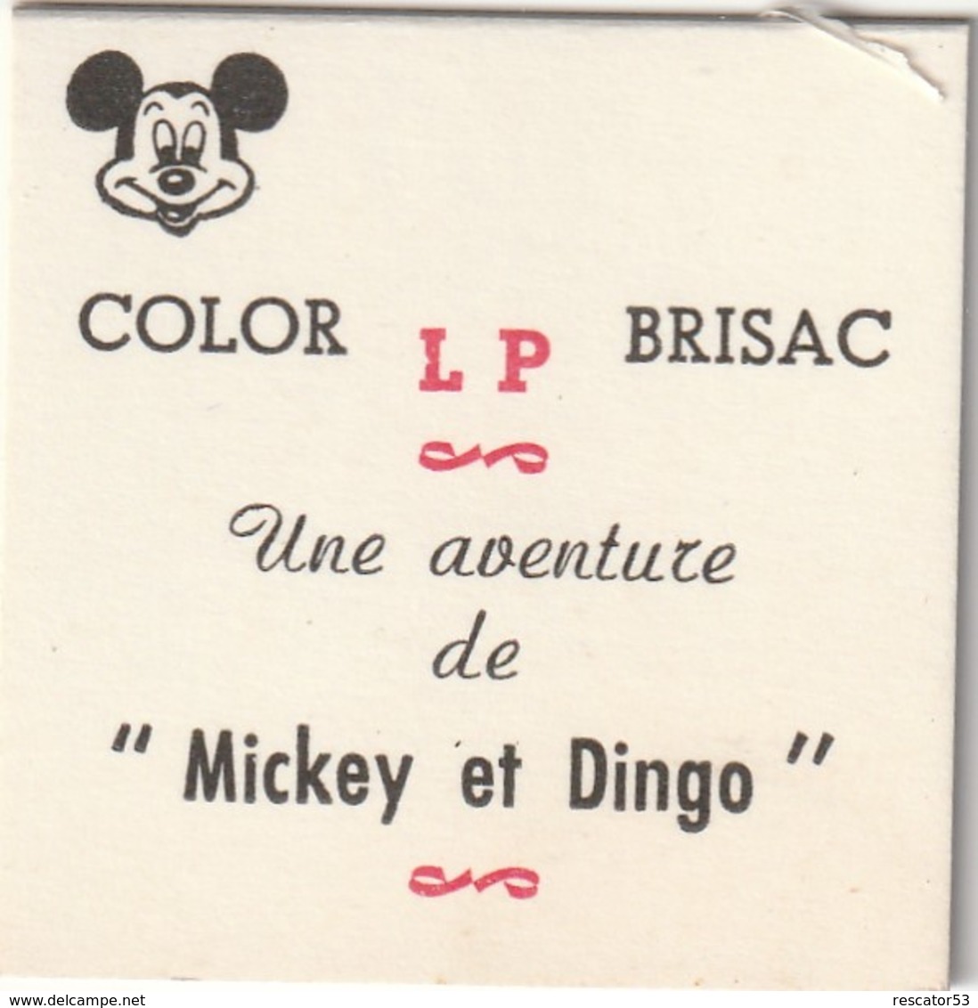 Rare Lot De 5 Diapositives Disney Mickey - Dias