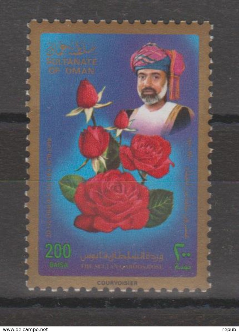 Oman 1990 Roses 333 1 Val ** MNH - Oman