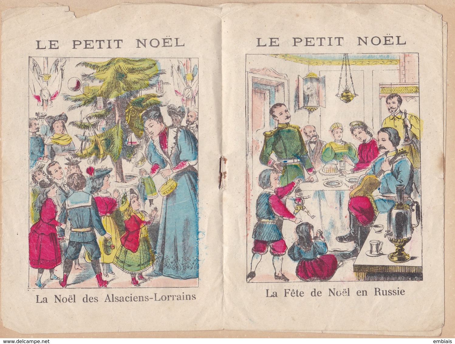 LE PETIT NOEL Arrivée Des Rois Mages à Bethléen Petit Livre Du XIXème 8 Pages Images D’Épinal. - Autres & Non Classés