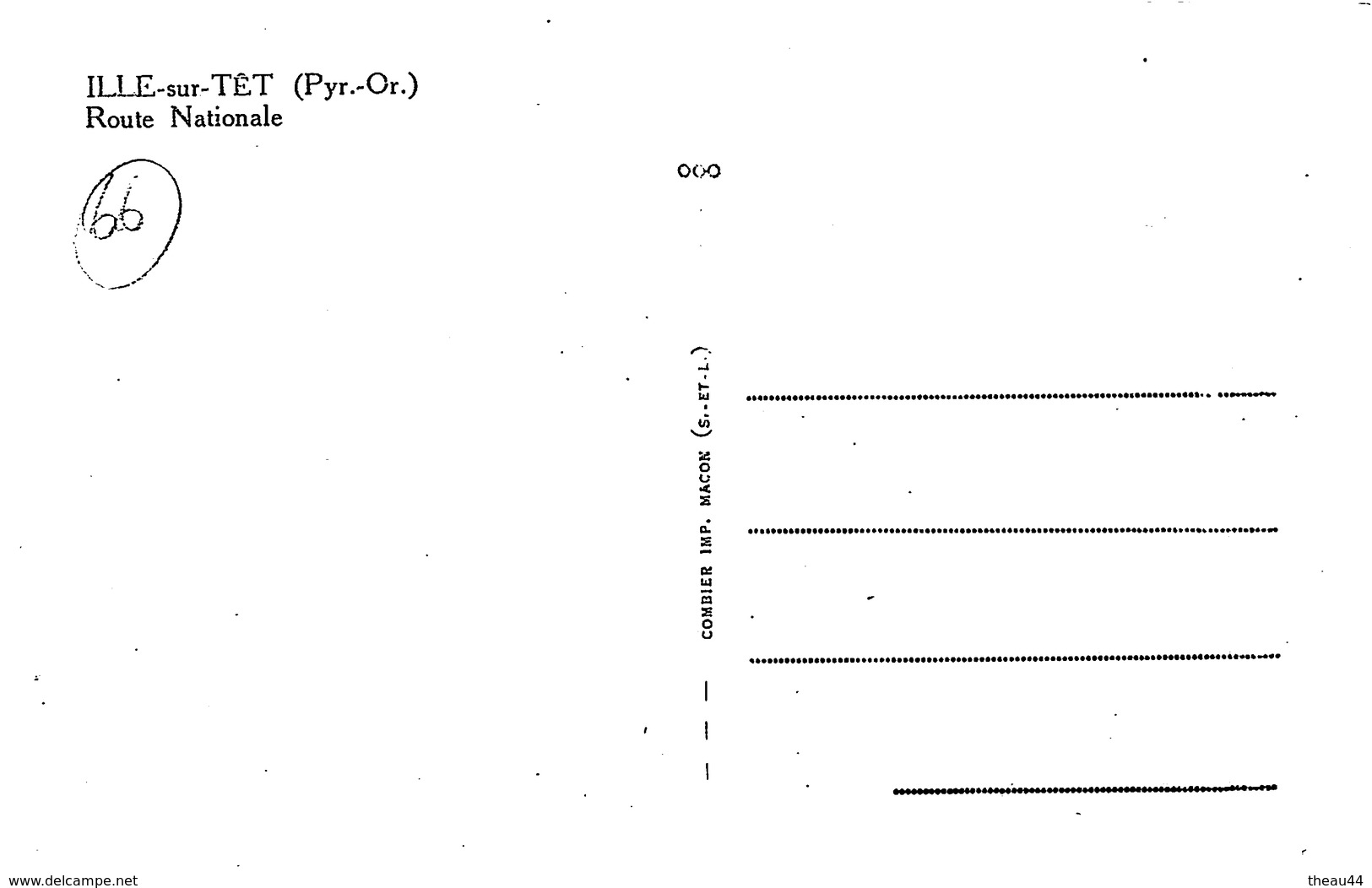 ¤¤  -  ILLE-sur-TET    -   Route Nationale    -    ¤¤ - Otros & Sin Clasificación