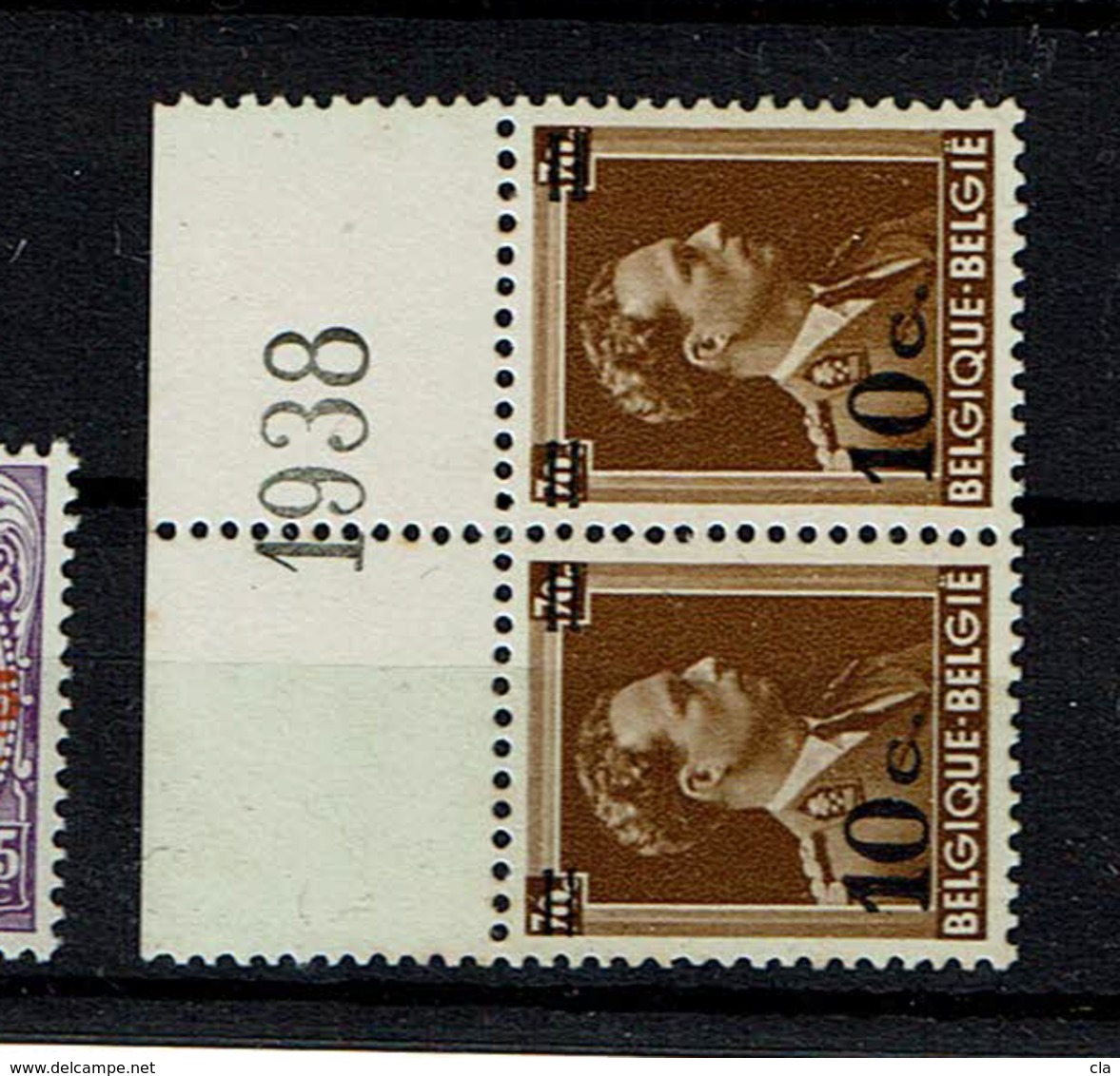 570  Paire  **  Bdf  1938 - Neufs