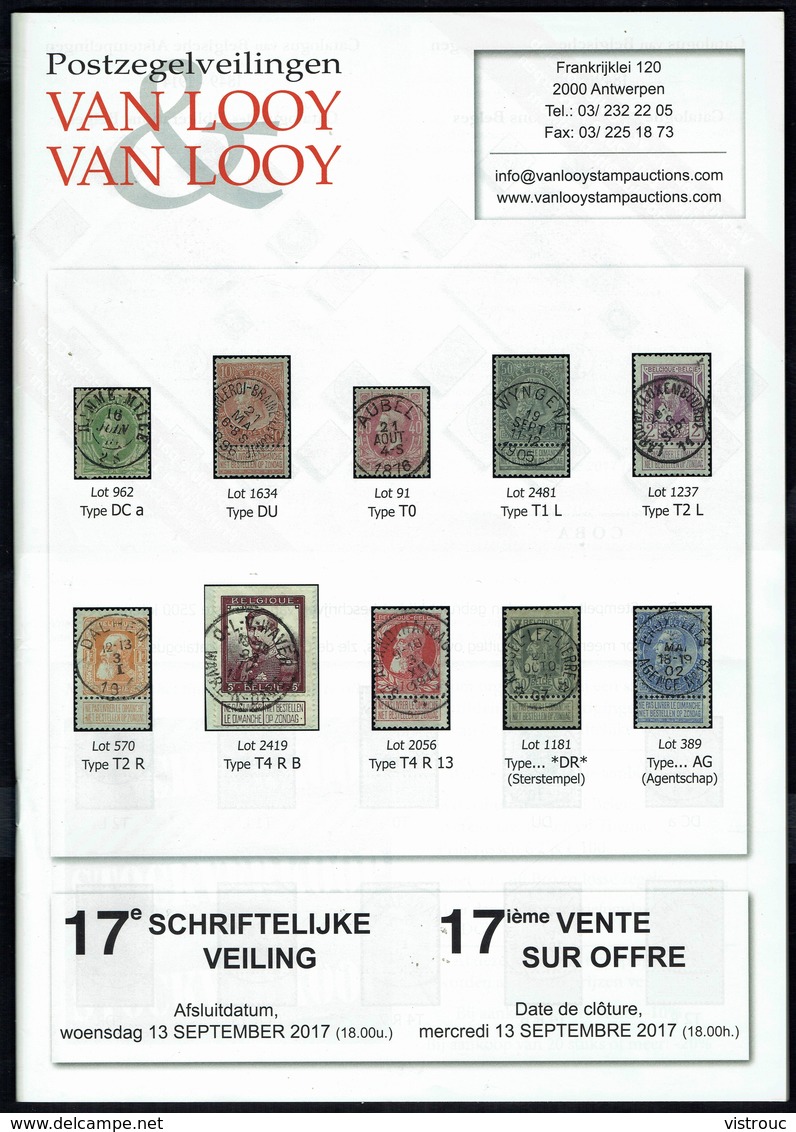 Maison VAN LOOY -  17 E Vente - Anvers - Septembre 2017. - Catalogues For Auction Houses