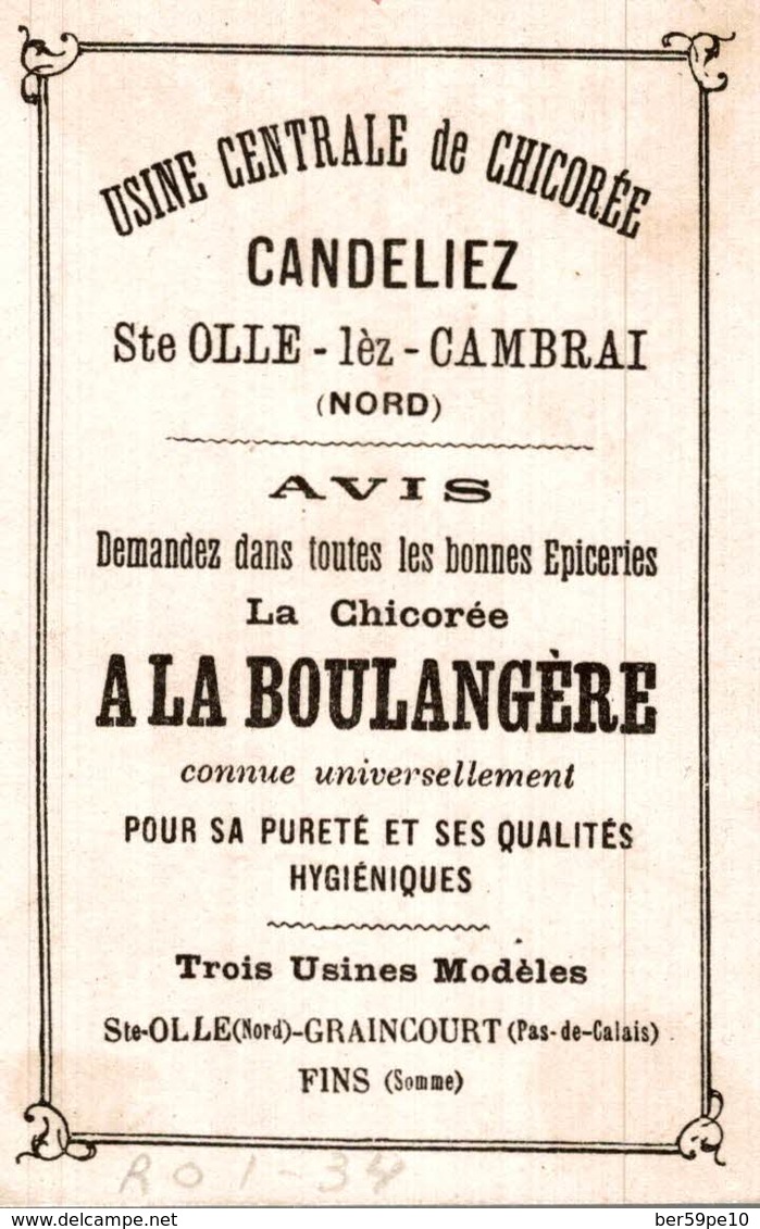 CHROMO LA CHICOREE EXTRA A LA BOULANGERE CANDELIEZ CAMBRAI  BELLE JAPONAISE - Autres & Non Classés