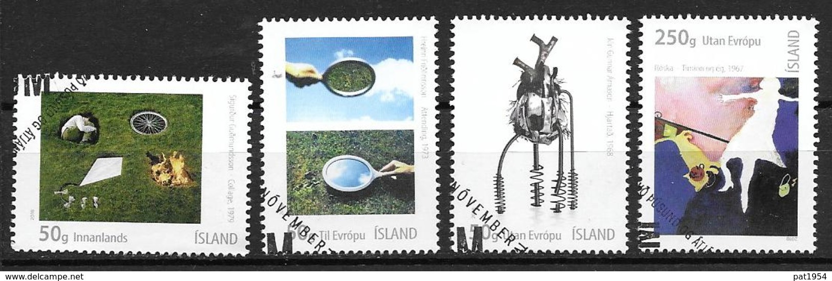 Islande 2018 N°1495/1498 Oblitérés Arts - Used Stamps