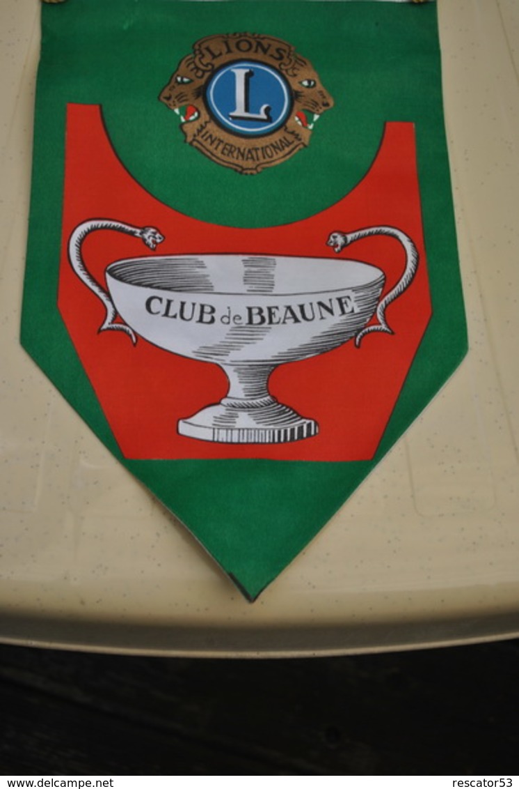 Rare Fanion Lion's Club Beaune - Altri & Non Classificati