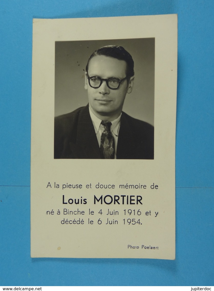 Louis Mortier Binche 1916 1954 - Devotion Images