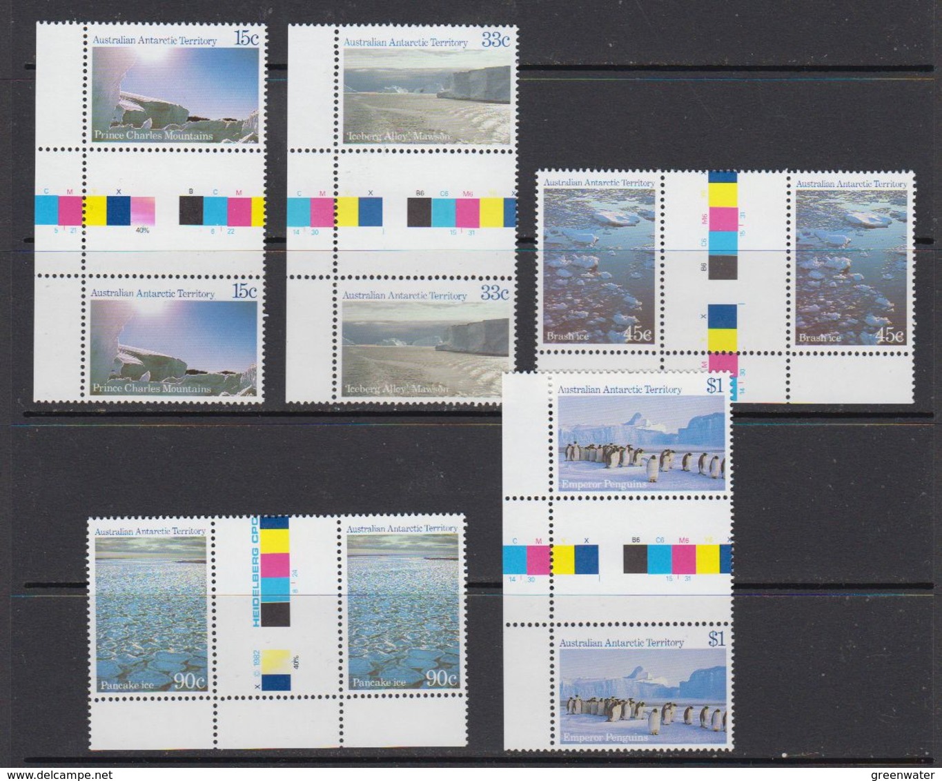 AAT 1985 Scenes 5v Gutter ** Mnh (41437) - Unused Stamps