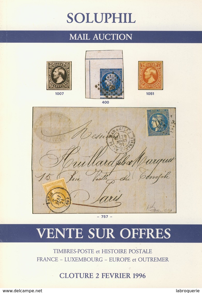 LITPHI - VSO - SOLUPHIL - Ventes N° 76/77/78 - Catalogues De Maisons De Vente