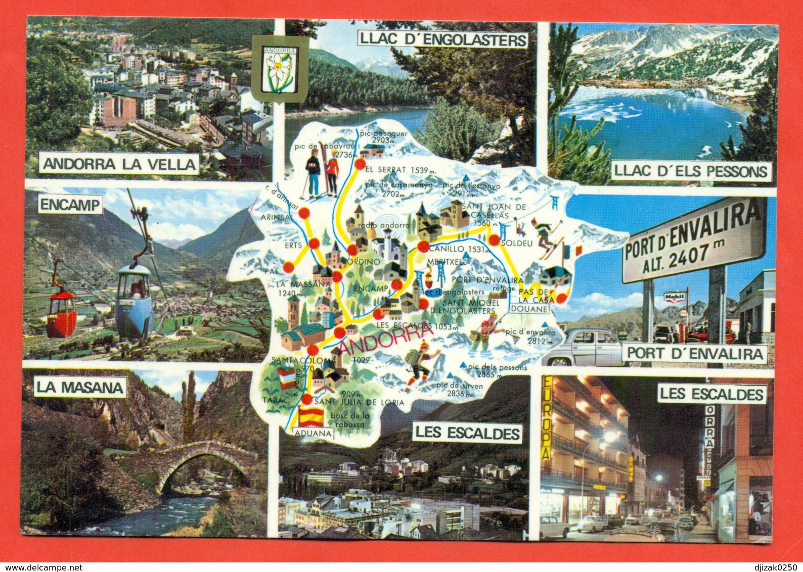 Andorra 1985. Postcard Is Really Past Mail. - Other & Unclassified