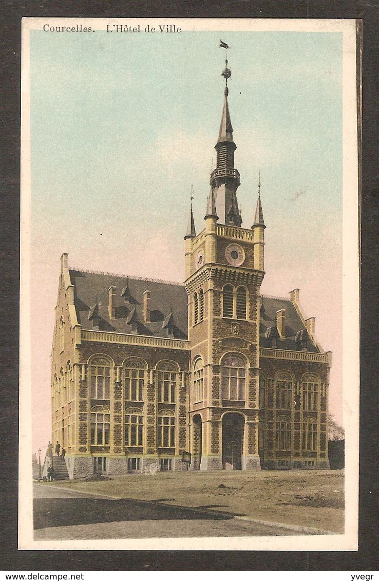 -Belgique - Courcelles - L'Hôtel De Ville ( écrite En 1919 ) - Courcelles