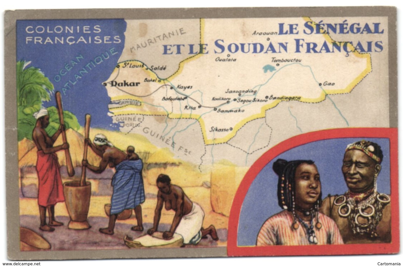 Colonies Françaises - Le Sénégal Et Le Soudan Français - Sénégal