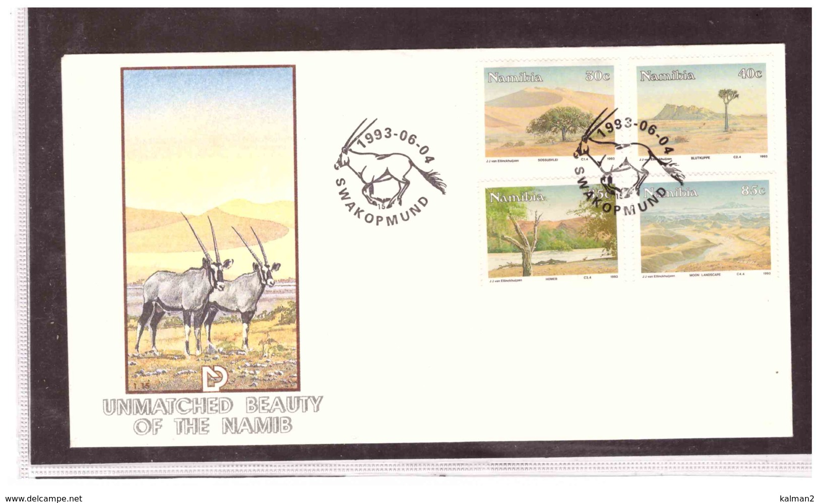 TEM10132    -    NAMIBIA    /   FDC  Y&T. Nr.   699/702 - Namibie (1990- ...)