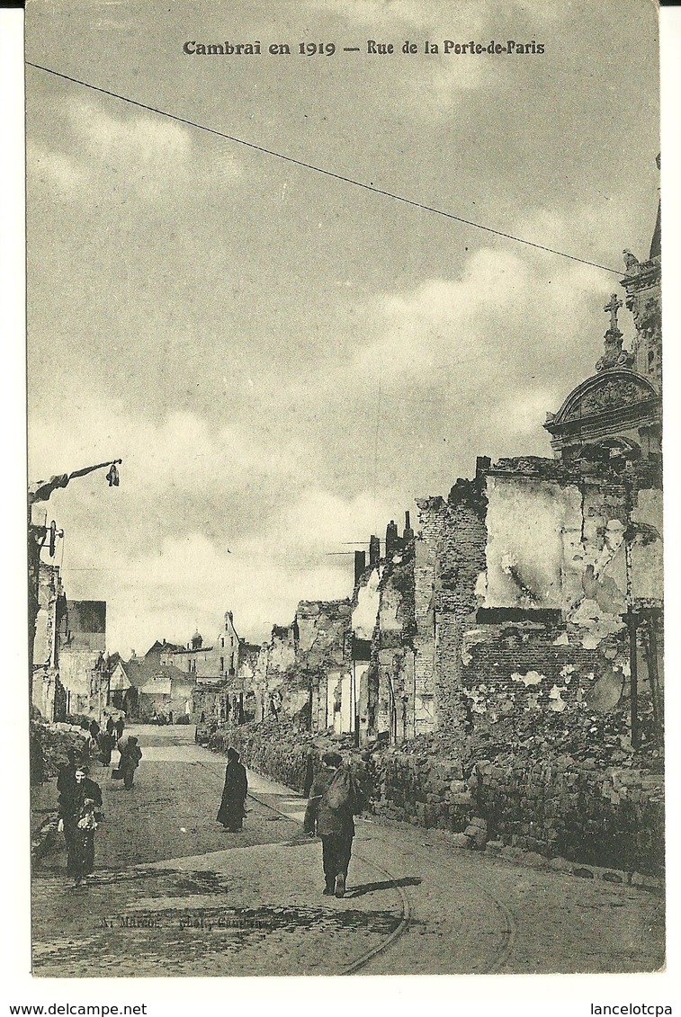 59 - CAMBRAI / RUE DE LA PORTE DE PARIS - Cambrai