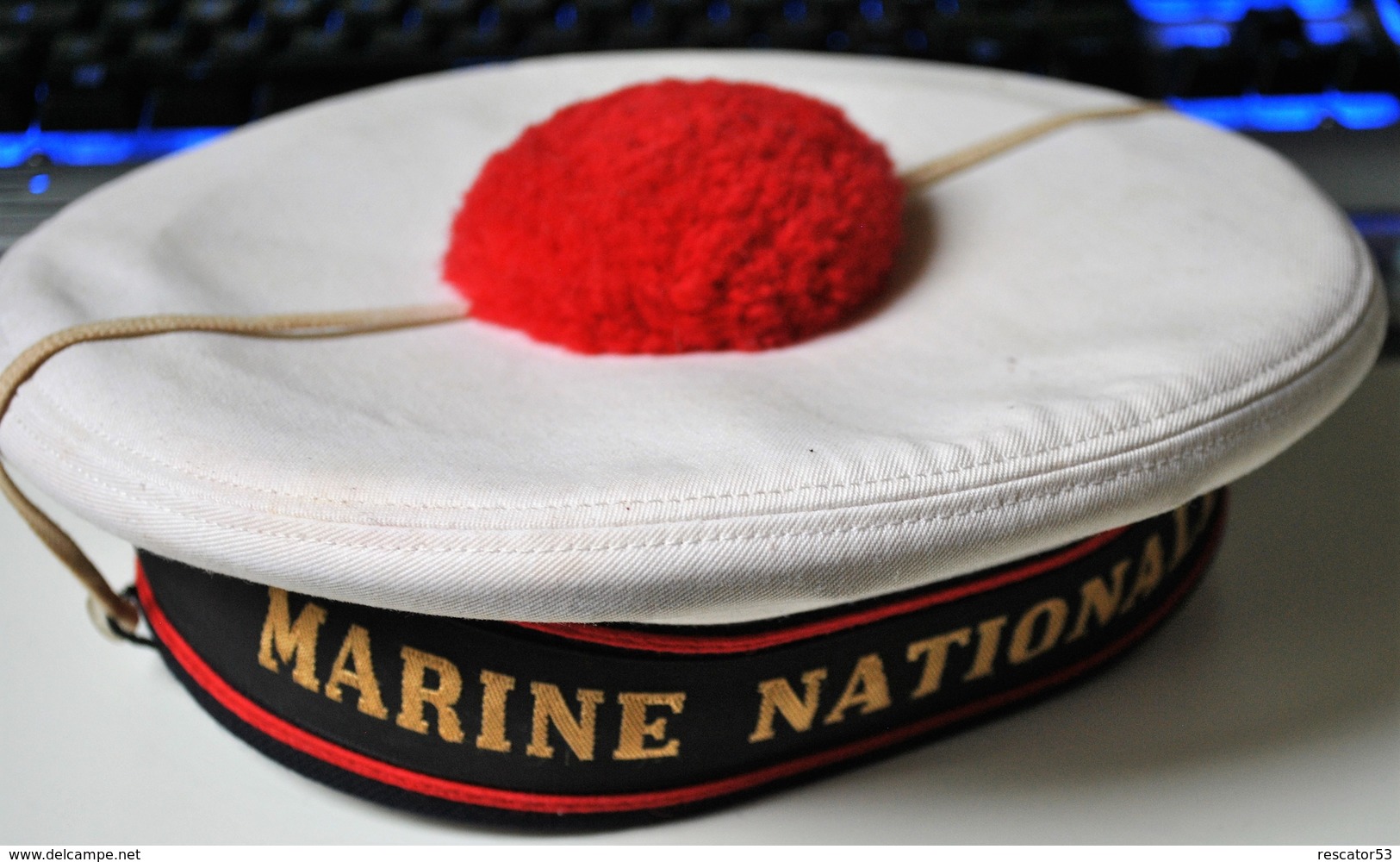 Rare "Bachi" Marine Nationale Taille 55 - Cascos