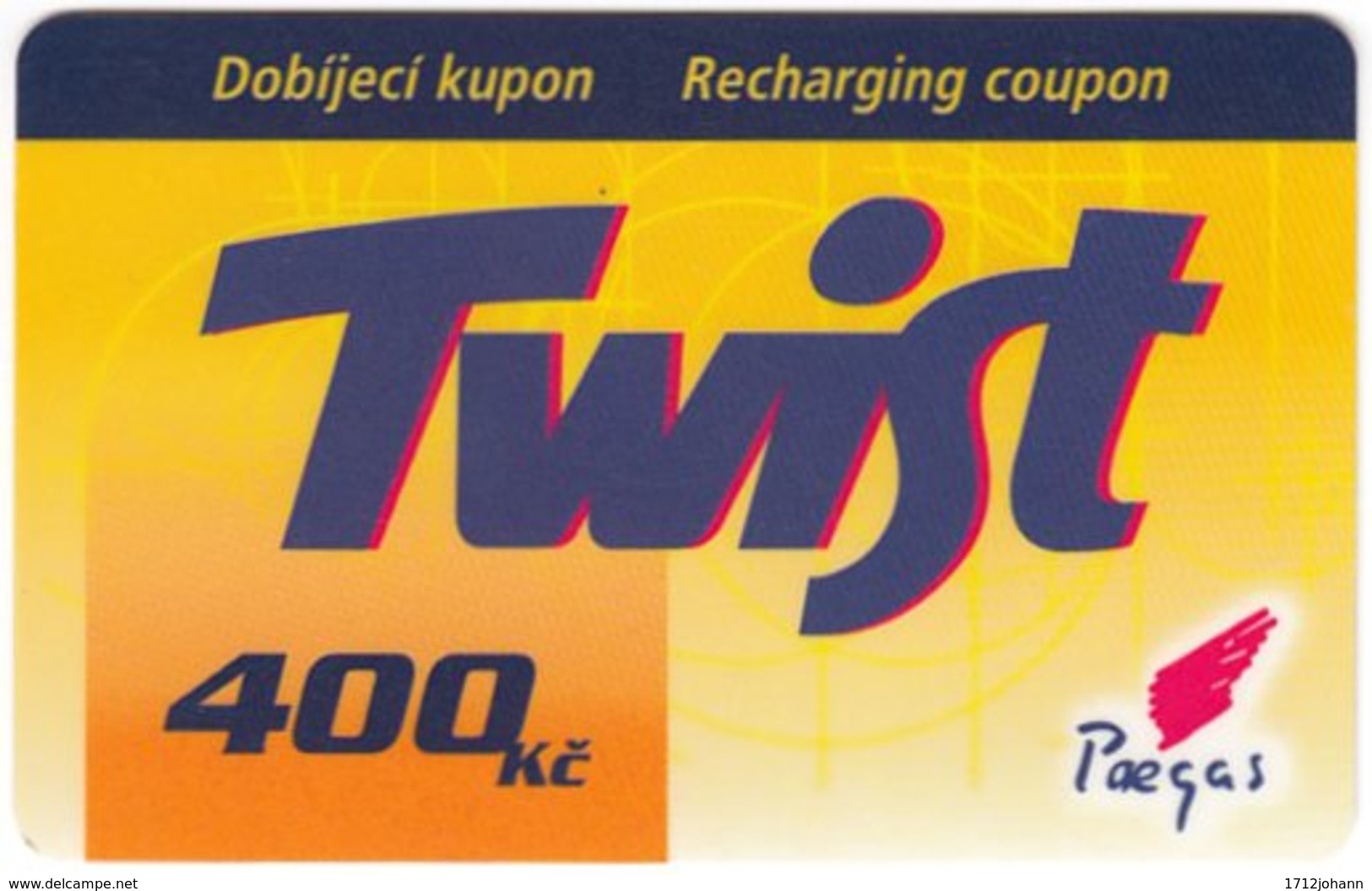 CZECH REP. D-150 Prepaid Twist - Used - Tschechische Rep.