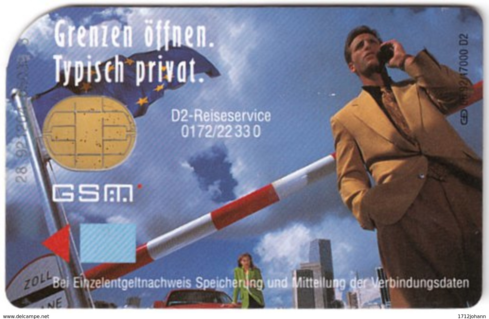GERMANY - 015 GSM D2 - Used - Sonstige & Ohne Zuordnung