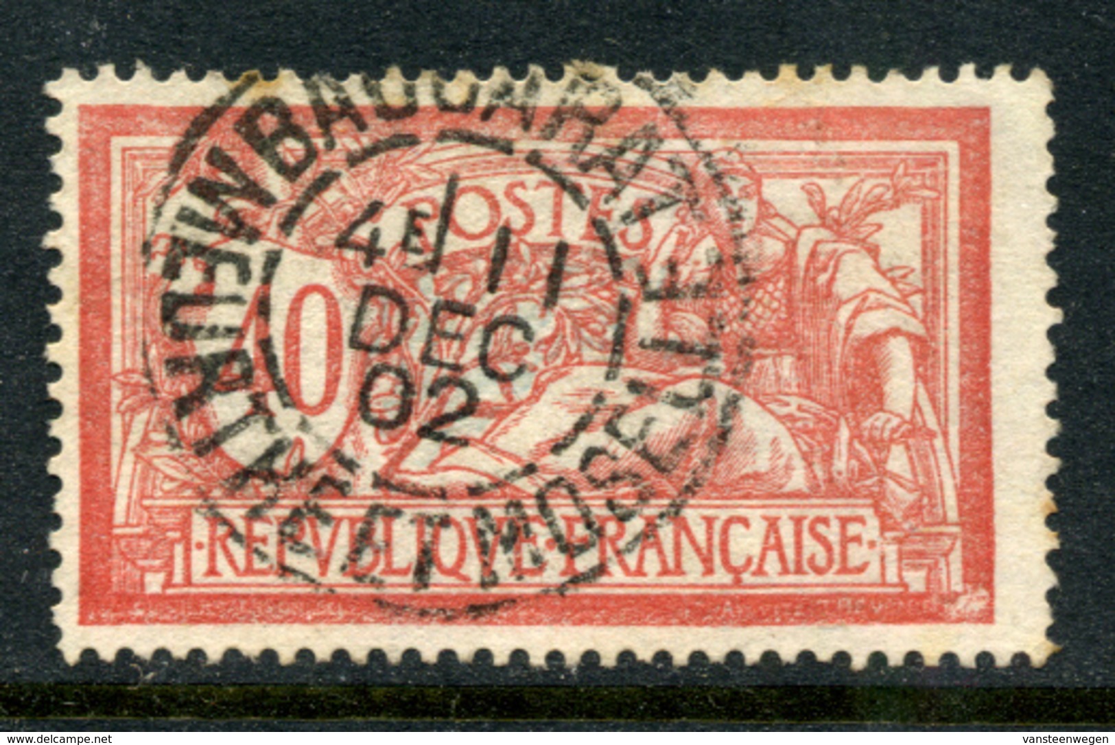 France Y&T 119 ° Baccarat - 1900-27 Merson