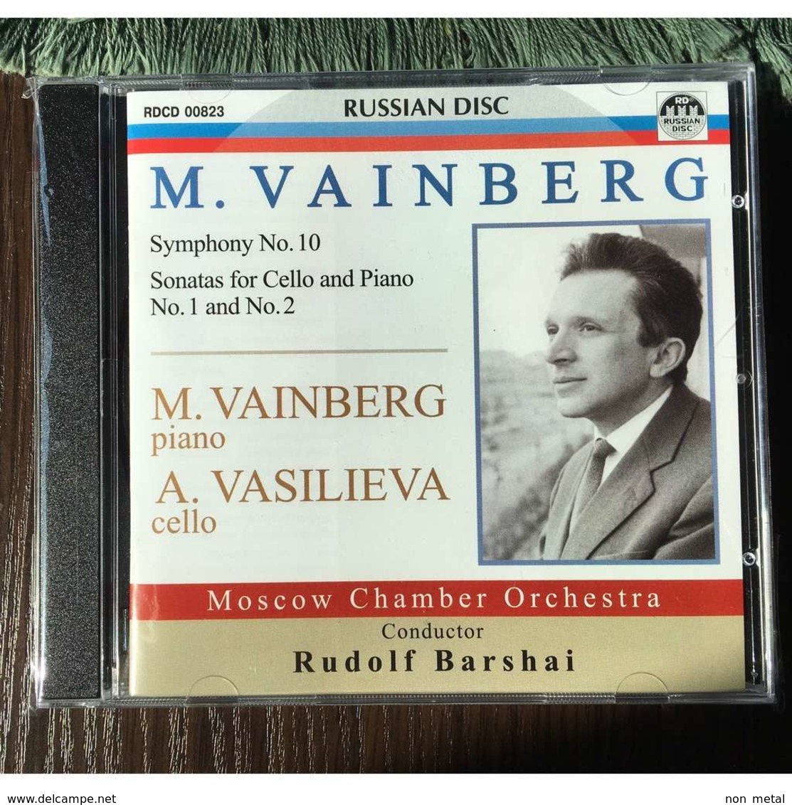 M. Vainberg, Piano & A.Vasilieva, Cello: M.Vainberg Symphony No 10, Sonatas For Cello & Piano Nos 1,2 (Russian Disc, 20 - Classical
