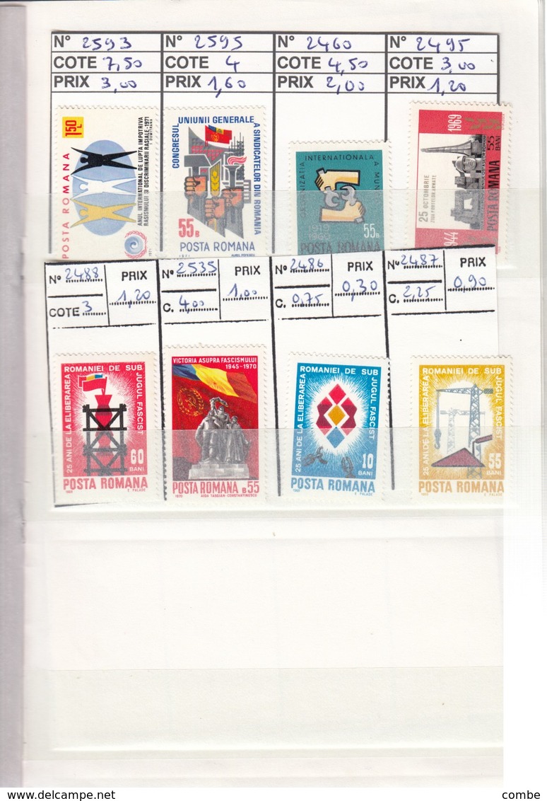 VIEUX CARNET CIRCULATION. TIMBRES NEUFS**,  DANMARK, UN, ROMANA, NORGE, CCCP 19 SCANS