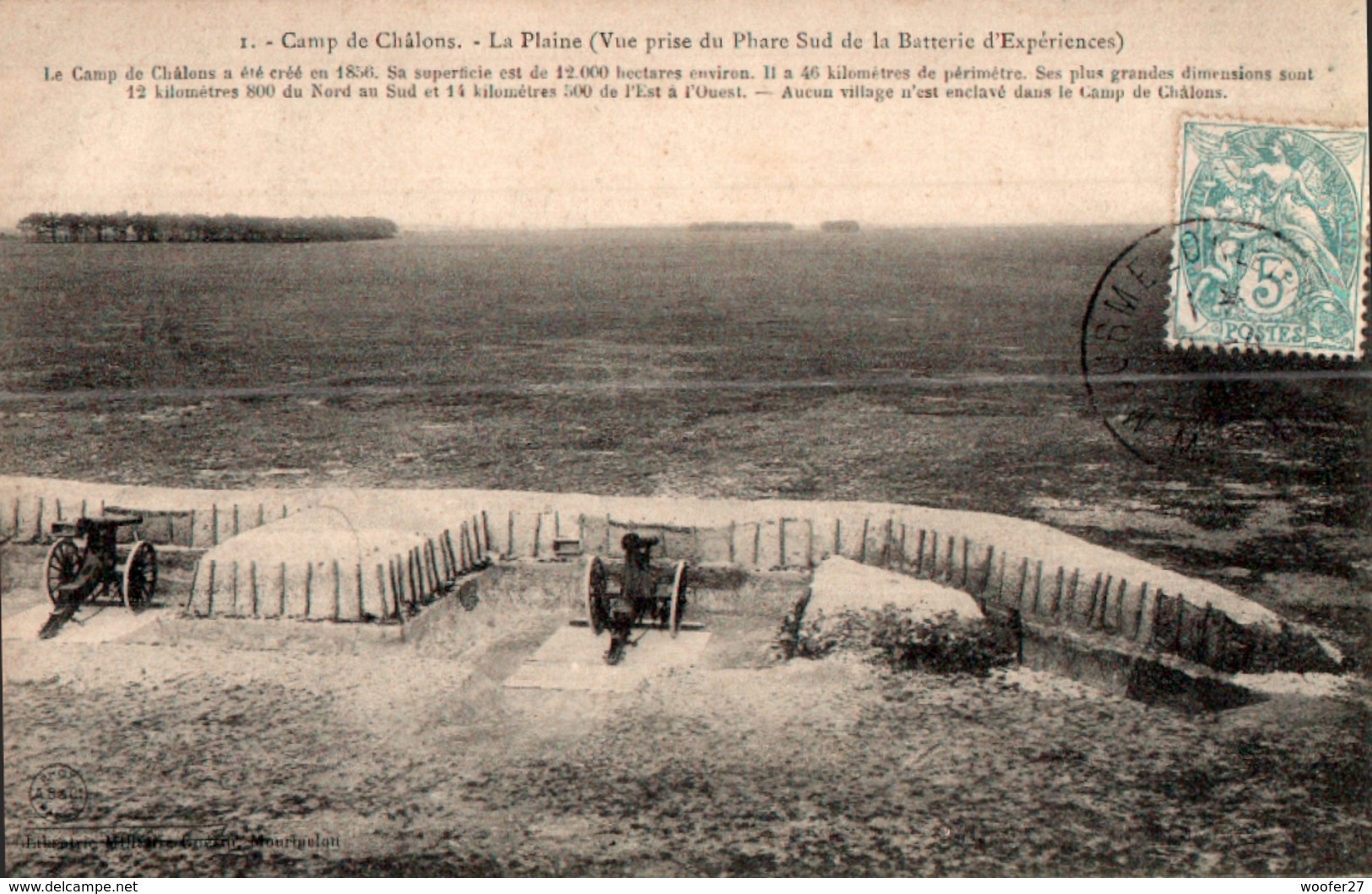 MILITARIA , MATERIEL , CAMP DE CHALONS , La Plaine - Ausrüstung