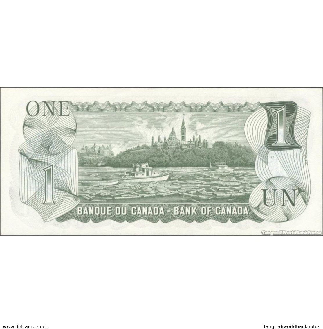 TWN - CANADA 85c - 1 Dollar 1973 Prefix BFH - Signatures: Crow & Bouey UNC - Canada