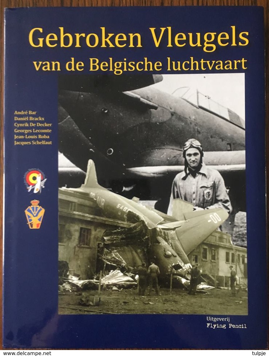 Boek : Gebroken Vleugels Van De Belgische Luchtvaart - Histoire