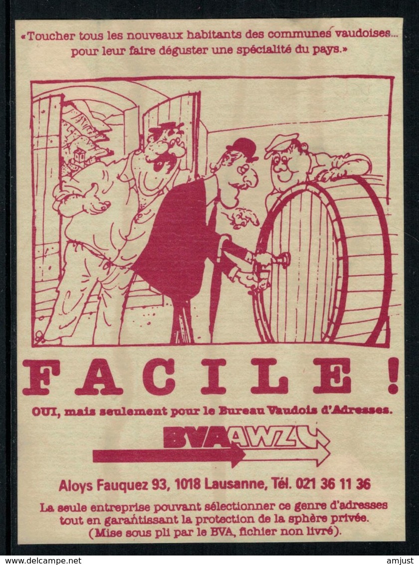 Rare //Etiquette De Vin // Vin // Dégustation D'une Spécialité Du Pays Par Le BVA - Sonstige & Ohne Zuordnung