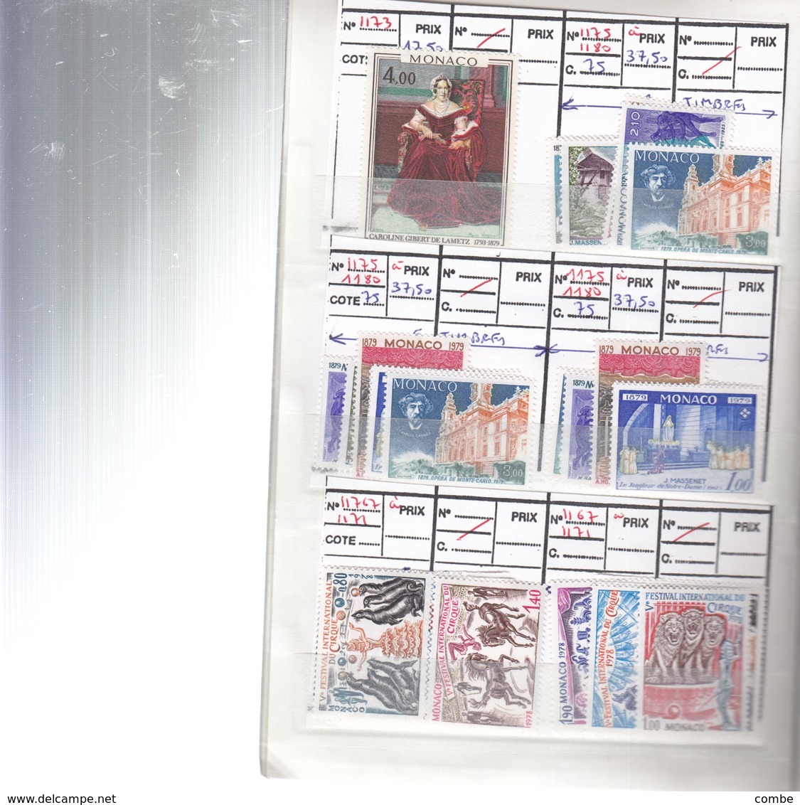 VIEUX CARNET CIRCULATION. TIMBRES   NEUFS** ,  MONACO ANDORRE  13 SCANS