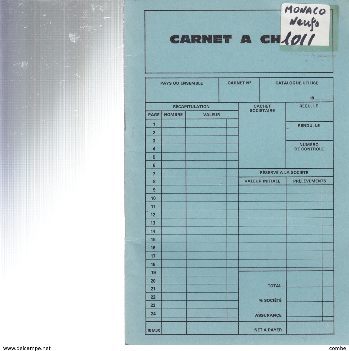 VIEUX CARNET CIRCULATION. TIMBRES   NEUFS** ,  MONACO ANDORRE  13 SCANS - Collections, Lots & Séries